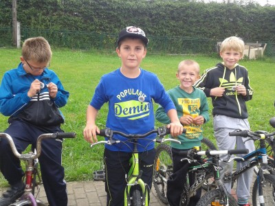 Súťaž na bicykloch