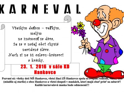 Pozvánka na KARNEVAL