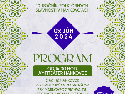 Folklórne slávnosti  HANKOVCE