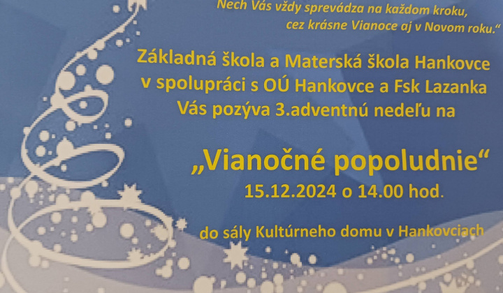 1. fotografia fotogalérie Aktuality / Vianočné popoludnie - foto