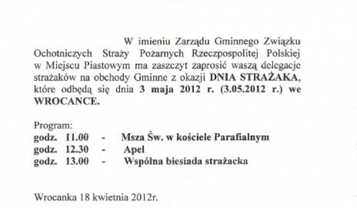 1. fotografia fotogalérie Dnia strazaka - Wrocanka - Polsko