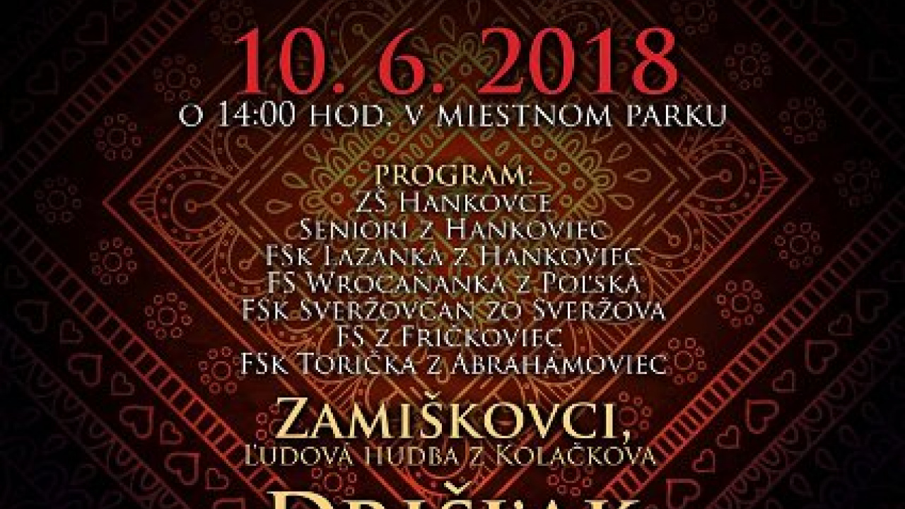 Fotografia fotogalérie Folklorne slavnosti 2018