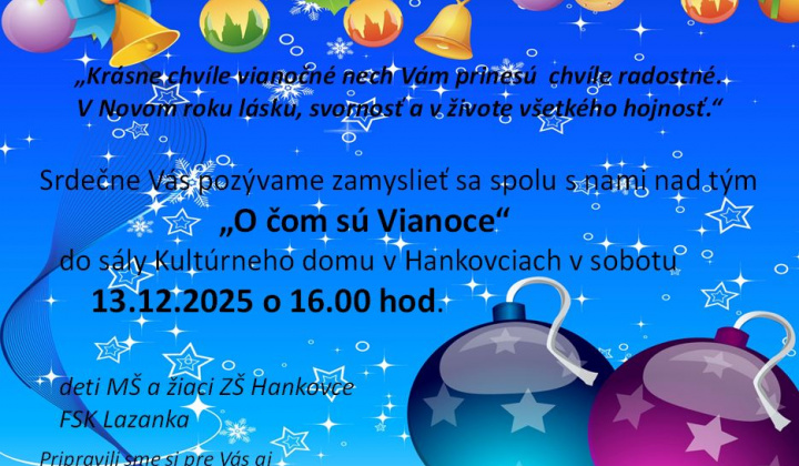 Fotka - Vianočné vystúpenie 2025